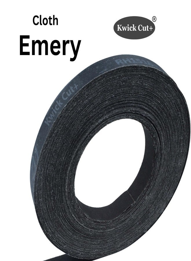KWICK CUT + KWICK CUT+ Continuous Premium Sandpaper Cloth Roll 600 grit, 1inch x 50 meter (55 yd) - Heavy Duty Calcined Aluminium Oxide Emery Cloth for Drum Sanders, Metal & Wood Finishing, Automotive Polishing - Image 3